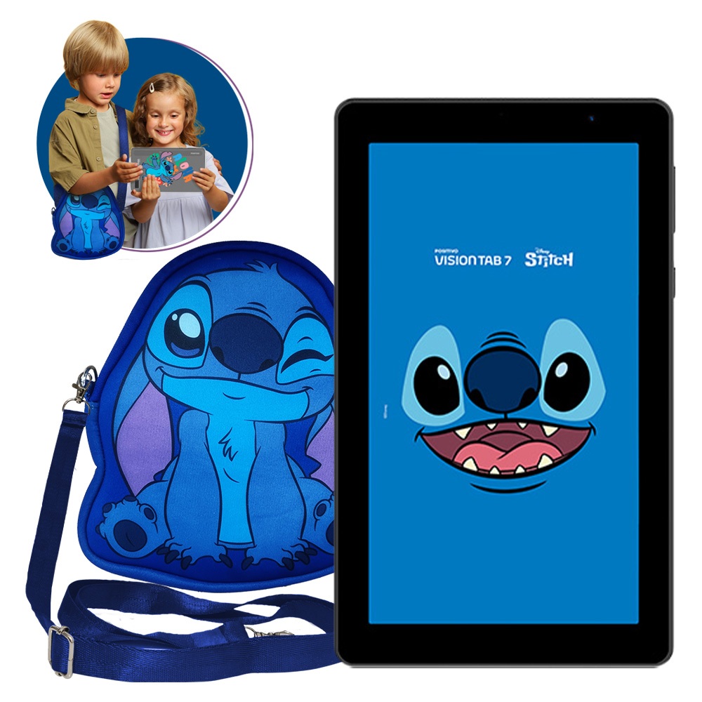 Tablet Vision TAB 7 Stitch + Capa e Bolsa - Octa-Core 3GB RAM 64GB Android
                      14 Go Wi-Fi IPS Positivo