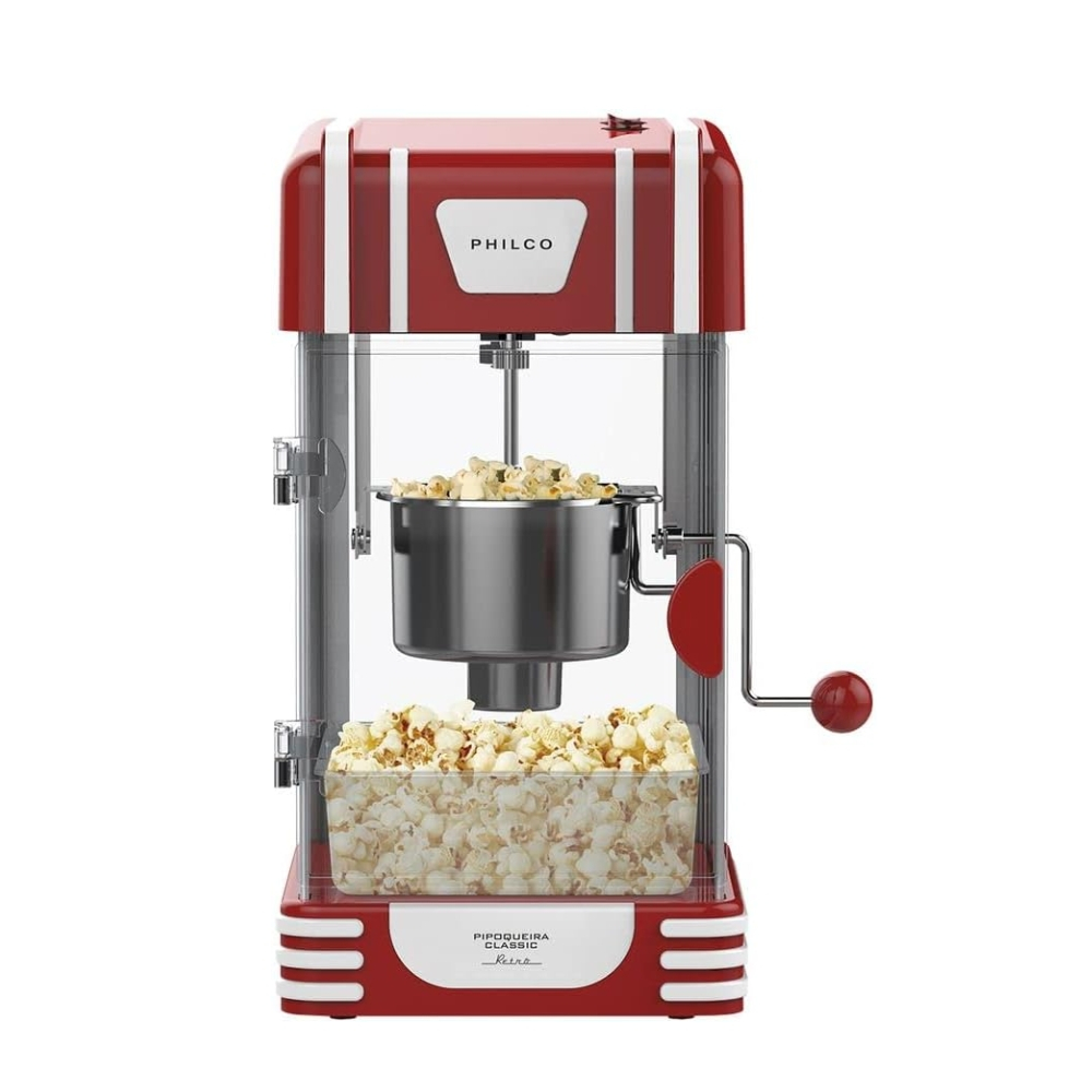 Pipoqueira Classic Retrô, Misturador Automático, Com Bandeja Para Servir
                      Pipoca PPI04V Philco